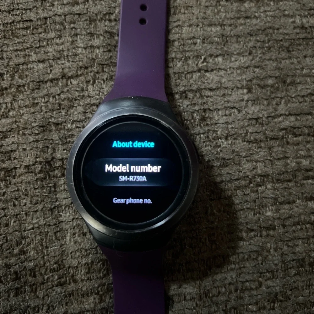 Samsung Galaxy Watch Black Circular Display Fitness Tracker